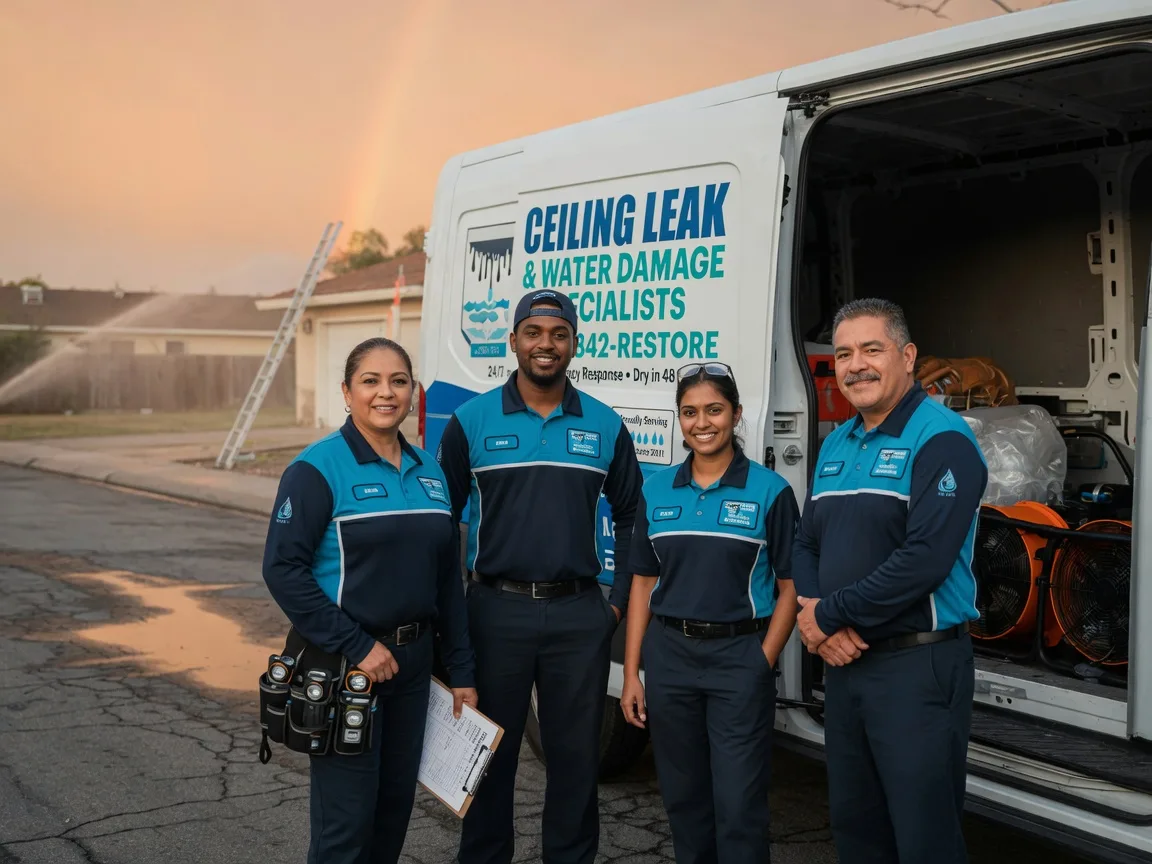 Ceiling Leak Cleanup company in Huddleston, VA